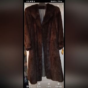 For sale:  Used XL Mink  Coat for sale with an appraisal of value.